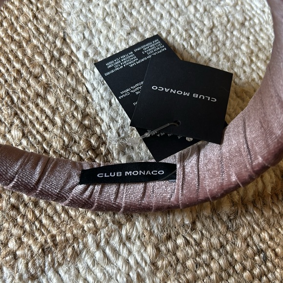 NWT Club Monaco velvet wrap headband - Picture 2 of 4
